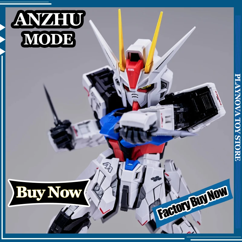 

【New Product】ANZHU Second Junior Brother MODEL White Strike MGSD Second Installment Assembly Model Kits Robot Plastic Model Toys