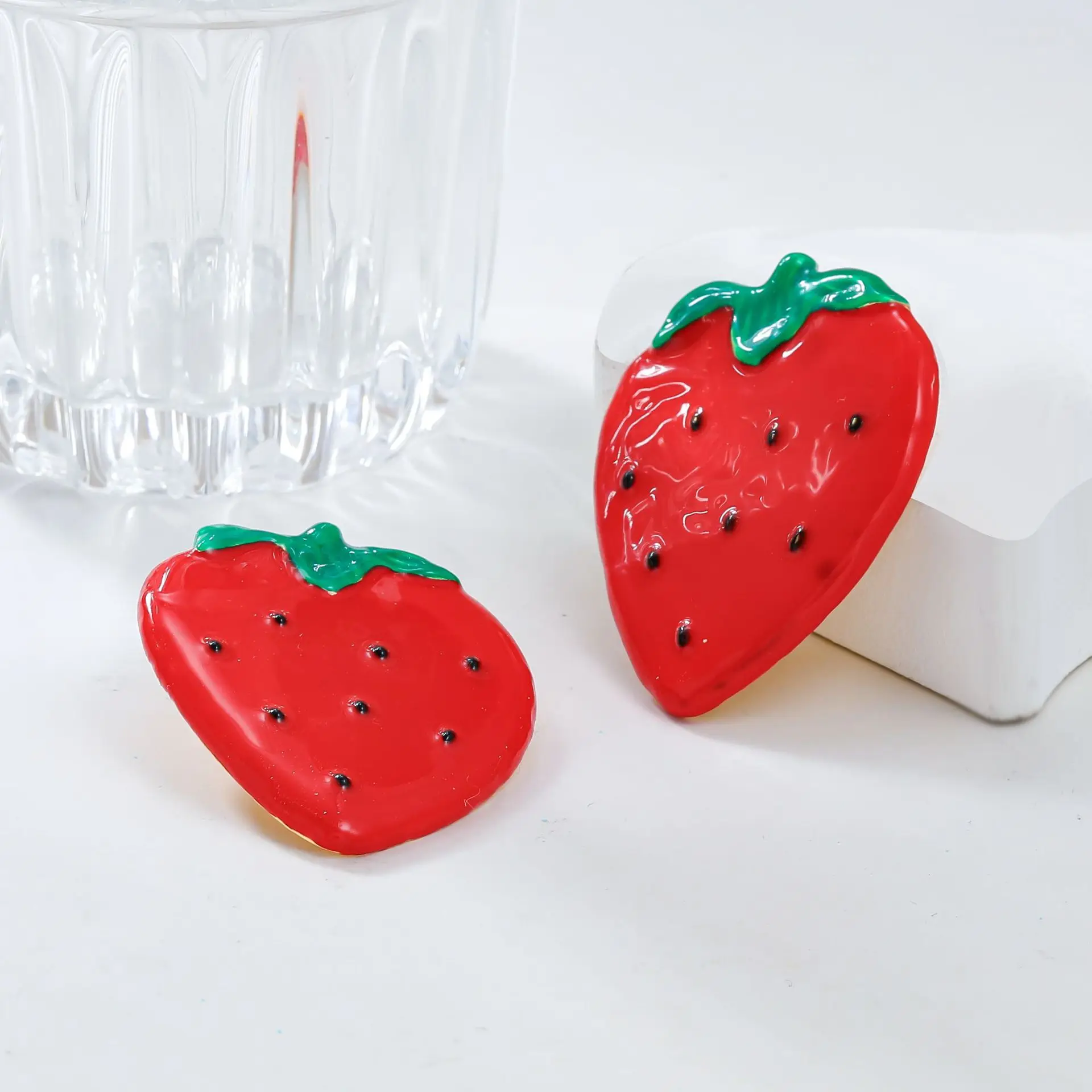 Summer New Cool Fruit Style Earrings Girl Alloy Drop Earring Wholesale