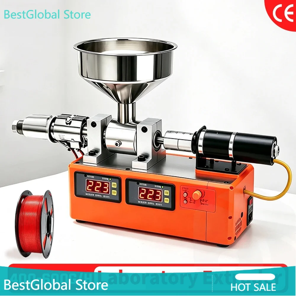Desktop Single Screw Extruder Machine 1.75mm 2.3mm 3D Printing Filament Maker 3D Consumables Extrusion for TPU PE PP ABS PVC