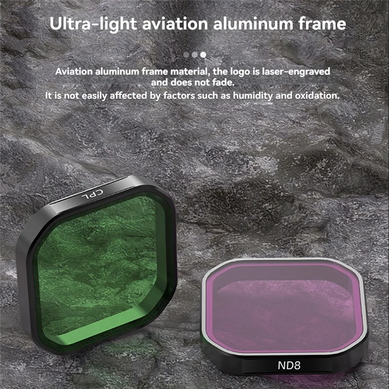 مرشحات لين ذات أداء مستقر لكاميرا Insta360 Ace Pro 2 CPL ND8/16/32/64 مجموعة عدسات محايدة الكثافة التصوير الفوتوغرافي سريع الإصدار