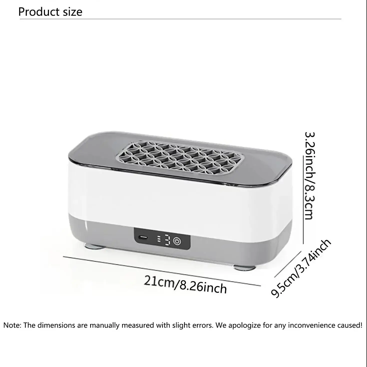 1pc Professional Multi-Function Eyeglass Cleaning Machine with Adjustable Settings - Effective Eyewear Cleaning Solution