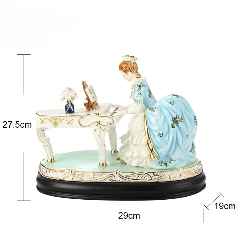 

Handmade lace porcelain doll figure jewelry