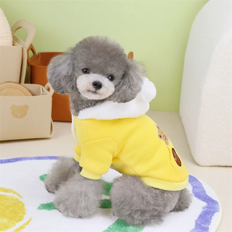 

Small Dog Clothes Winter Dog Jacket Coat Cat Puppy Hooded Apparel Yorkshire Shith Tzu Bichon Schnauzer Pomeranians Dog Clothing