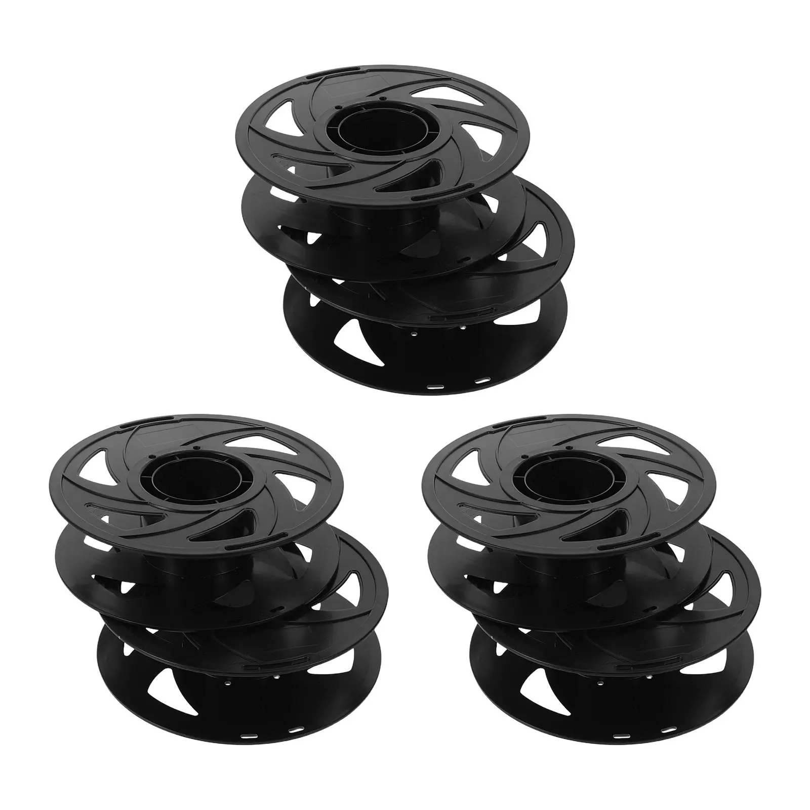 

6 PCS Print Supplies Tray Printer Empty Filament Reel for 3d Holder Printing Spool Mount Rack ABS Storage Cord