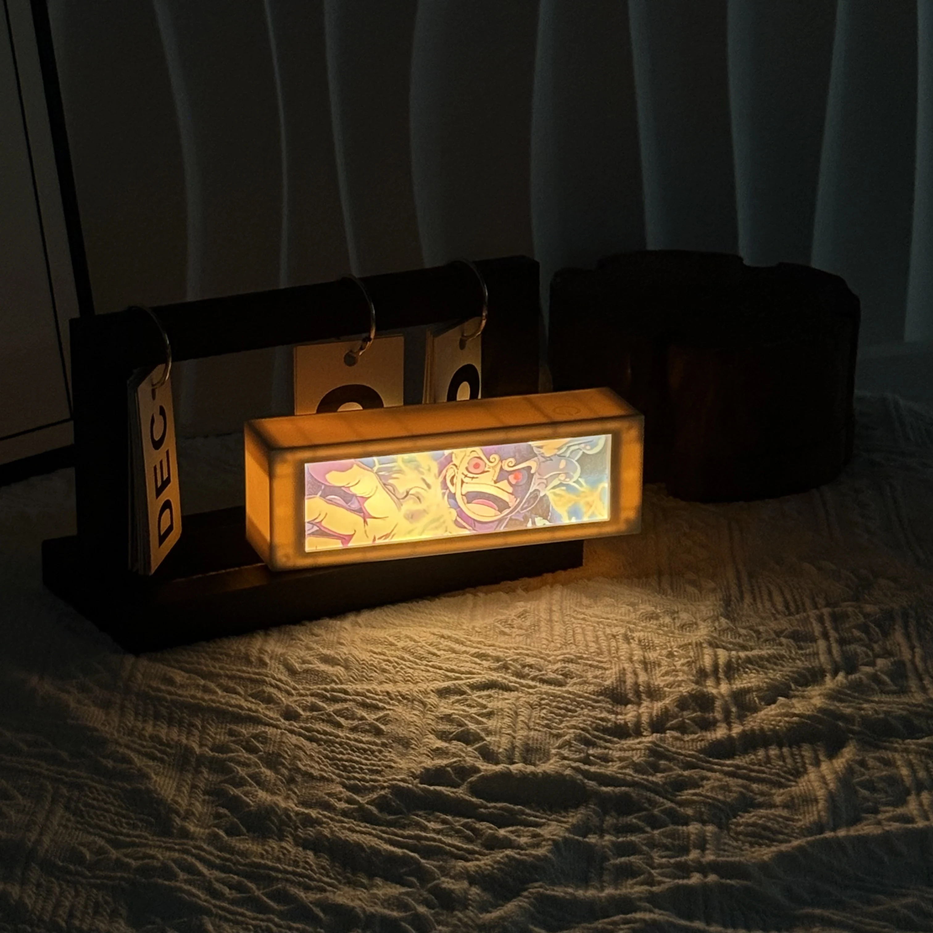 3D Anime Motion Night Light Anime Laser Lamp Box Led Light For Bedroom Desk Decor Manga Birthday Gift Table Lamps Lightbox