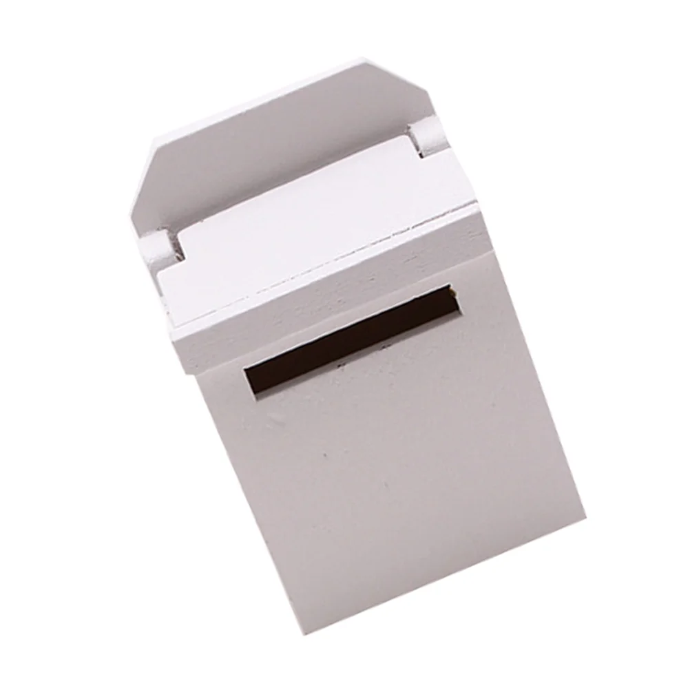

Miniature Toy Wooden Mailbox Toys Exquisite Mailboxes for outside Home Accessories