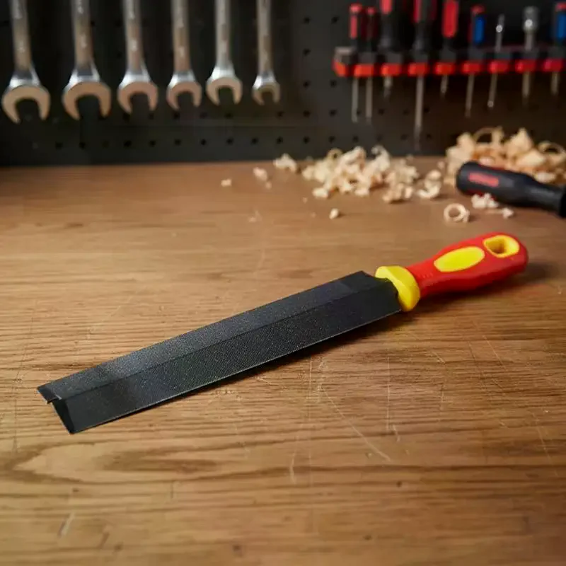 Shape Wood & Metal Perfectly! T12 Bearing Steel Rhombus Files With Non-Slip Handles, Sturdy DIY Tool Accessory