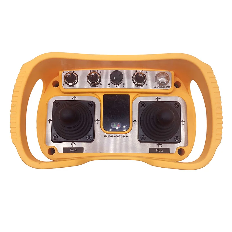 Q9000 proportional output joystick rc transmitter and receiver tower crane remote control