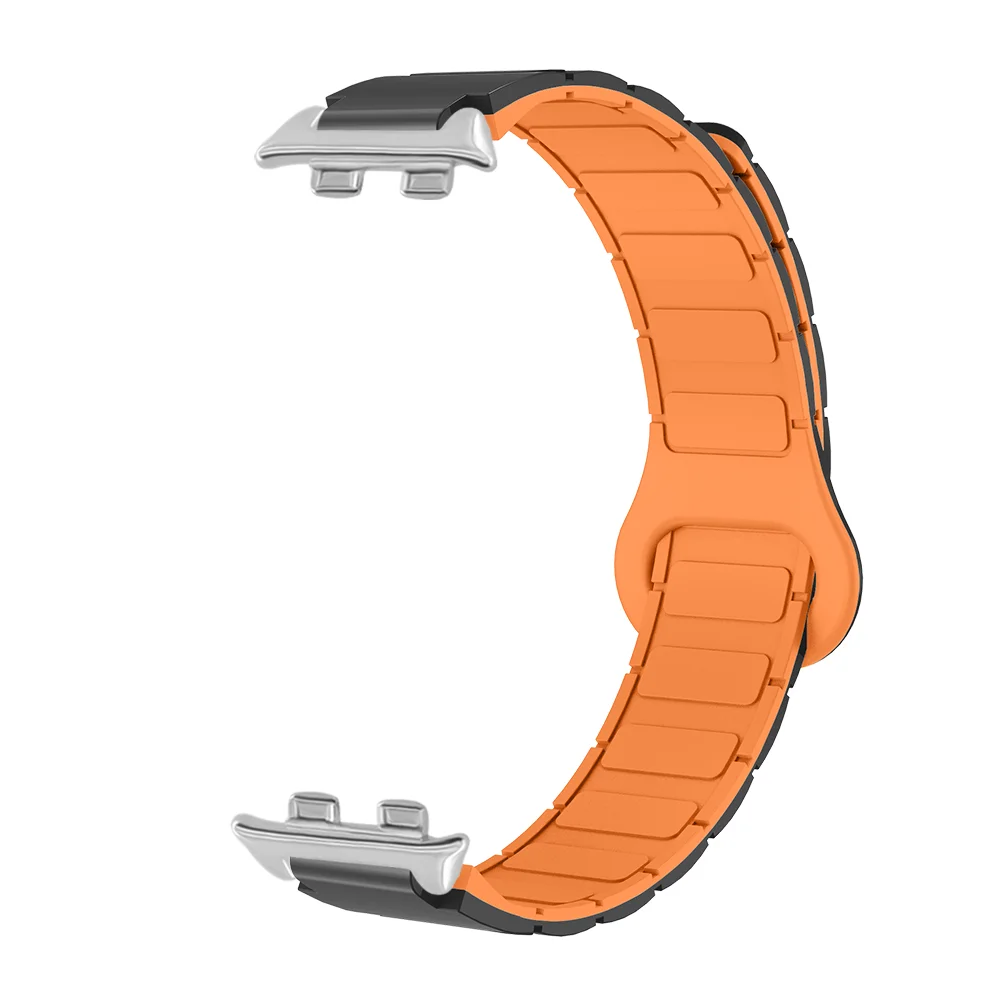 

Magnetic Watch Strap For Honor Band 9 Armor Style Quick Release Sweatproof Soft Durable Silicone Smart Watch Band Unisex