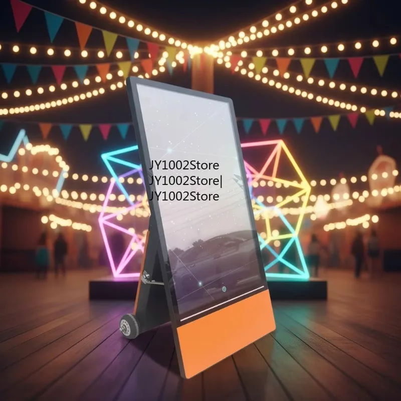 

Customized Portable 43/55 Inch Android OLED Display Outdoor Movable Digital Signage for Shopping Malls Retail Stores Elevators