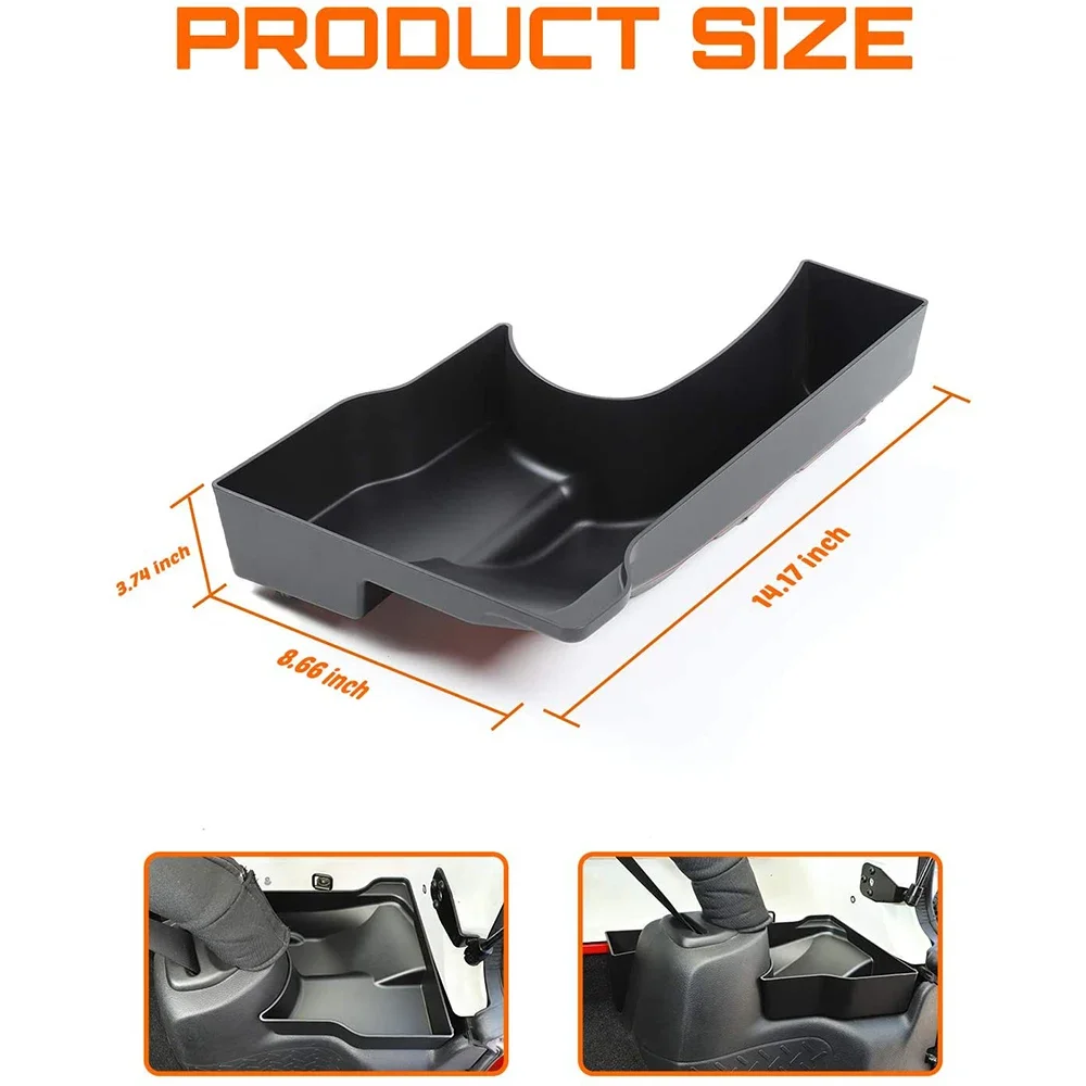 Car Rear Trunk Side Storage Box Container Holder For Jeep Wrangler JK 2011-2017 Wheel Well Storage Bin Cargo Storage Tray