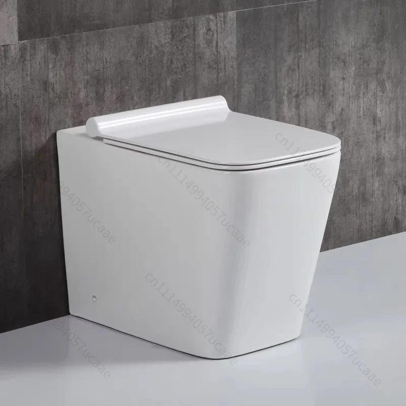 Modern Rimless Floor Mounted Toilet Concealed Tank Sanitary Ware with P-Trap Floor Stand Toilet for Bathroom Use