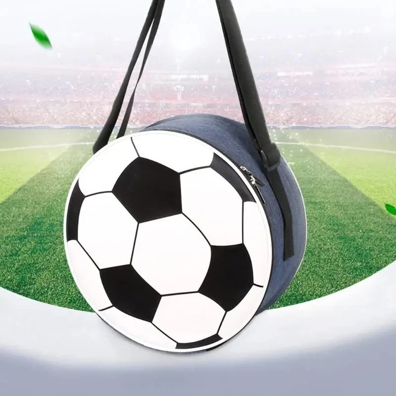 Kreative und lustige isolierte Fußball-Lunch-Tasche für Fußballfans, Männer und Frauen, kühle Lunch-Tasche, Lunchbox, Tragetasche für Schulmädchen – Detail 12