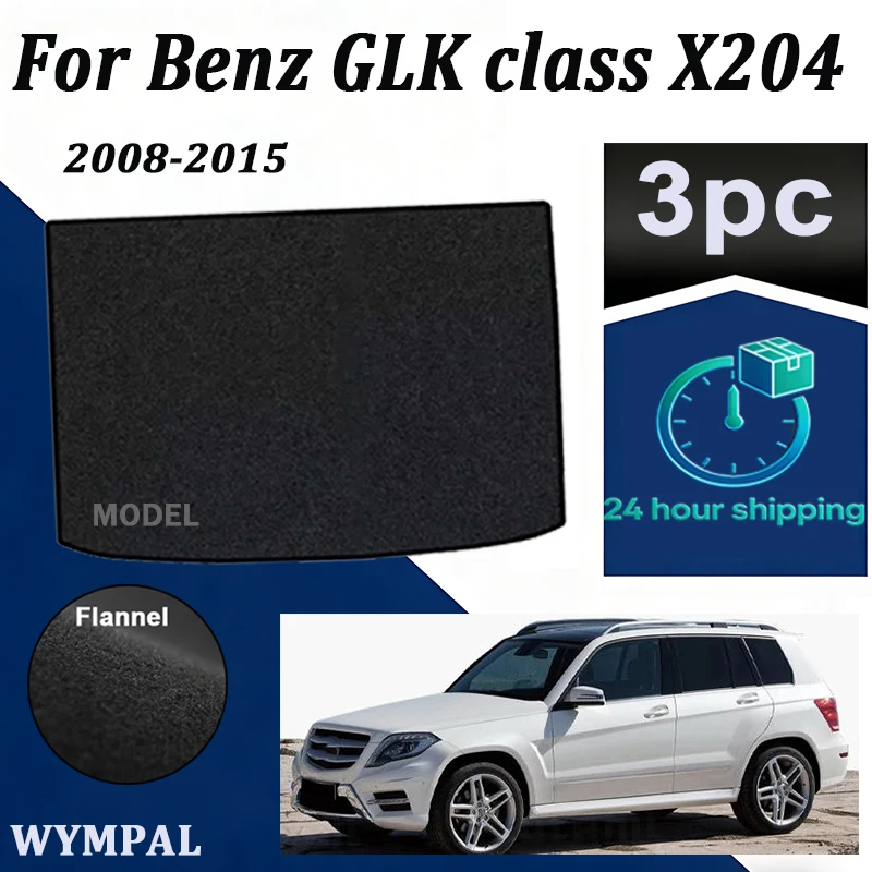 

Nylon Car Rear Trunk Mat For Benz GLK class X204 2008 2009 2010 2011 2012-2015 Boot Cargo Carpet Pad Accessories black Trunk