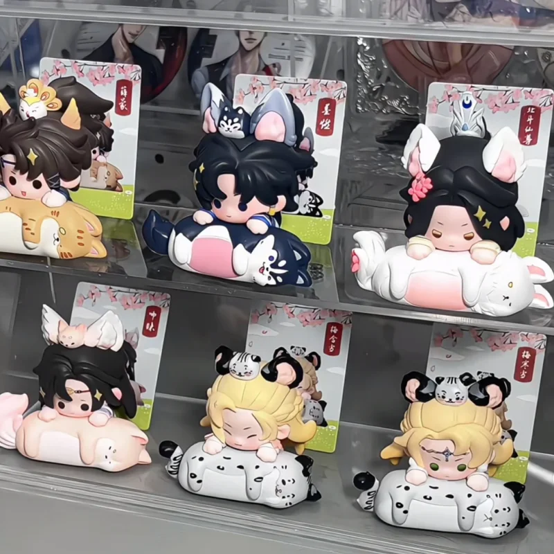 

Оригинальная серия «Хаски и его белый кот»: коллекционная фигурка-сюрприз (слепая коробка), милый аниме-персонаж, декор, подарок