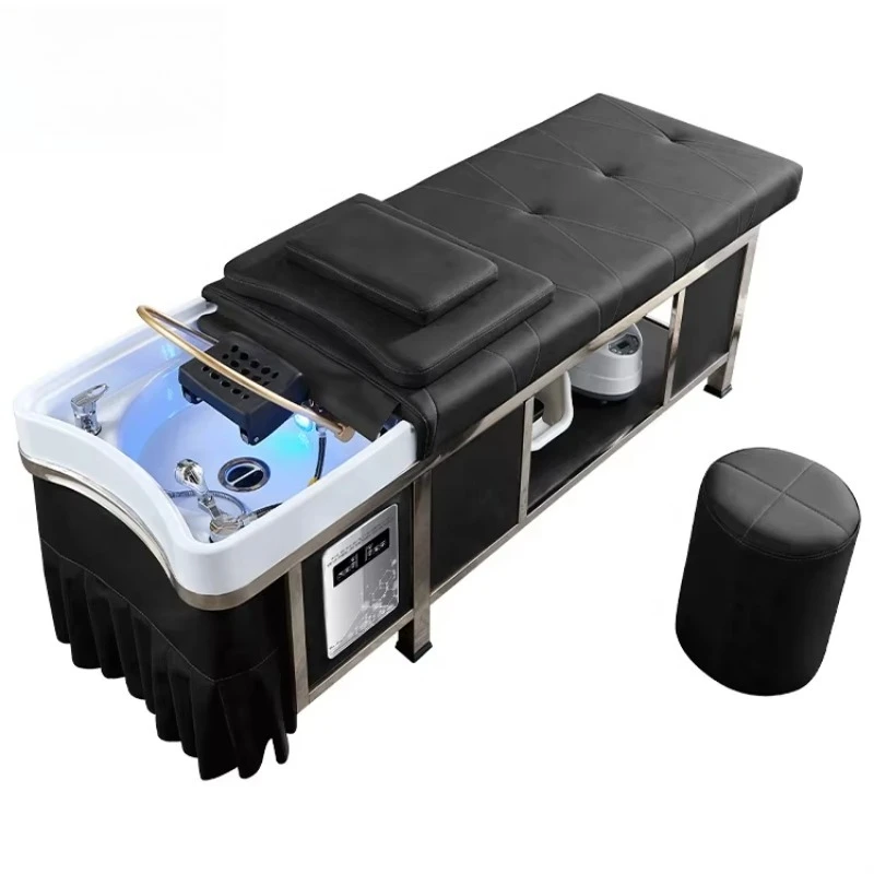 Multifunction Hair Washing Massage Chair Spa Head Therapy Shampoo Bed