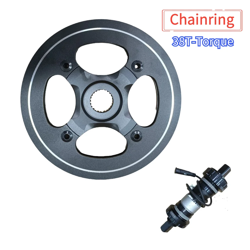 Bafang torque bicycle toothed chainring torque center column sensor special toothed chainring sprocket 38T electric bicycle