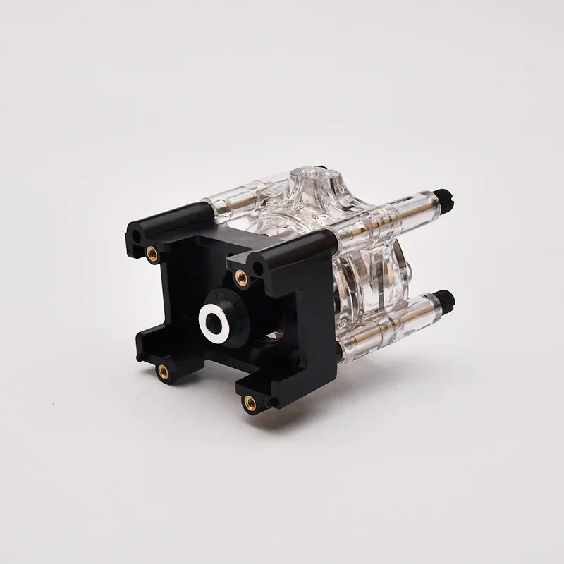 

Small and convenient stepper motor pump shaft coupling