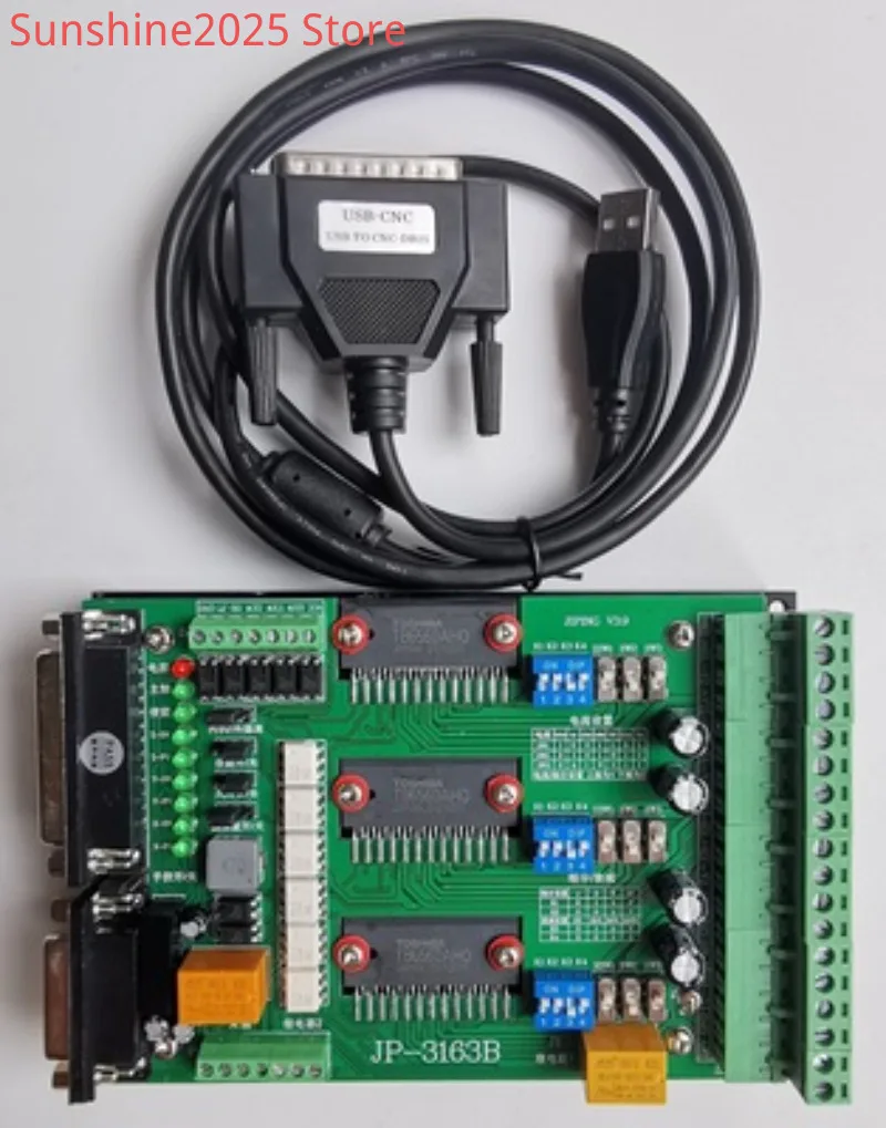 USB CNC Mach3 Carving Machine JP-3163B Triaxial Plate Drive 42/57 Stepper Motor TB6560 3A