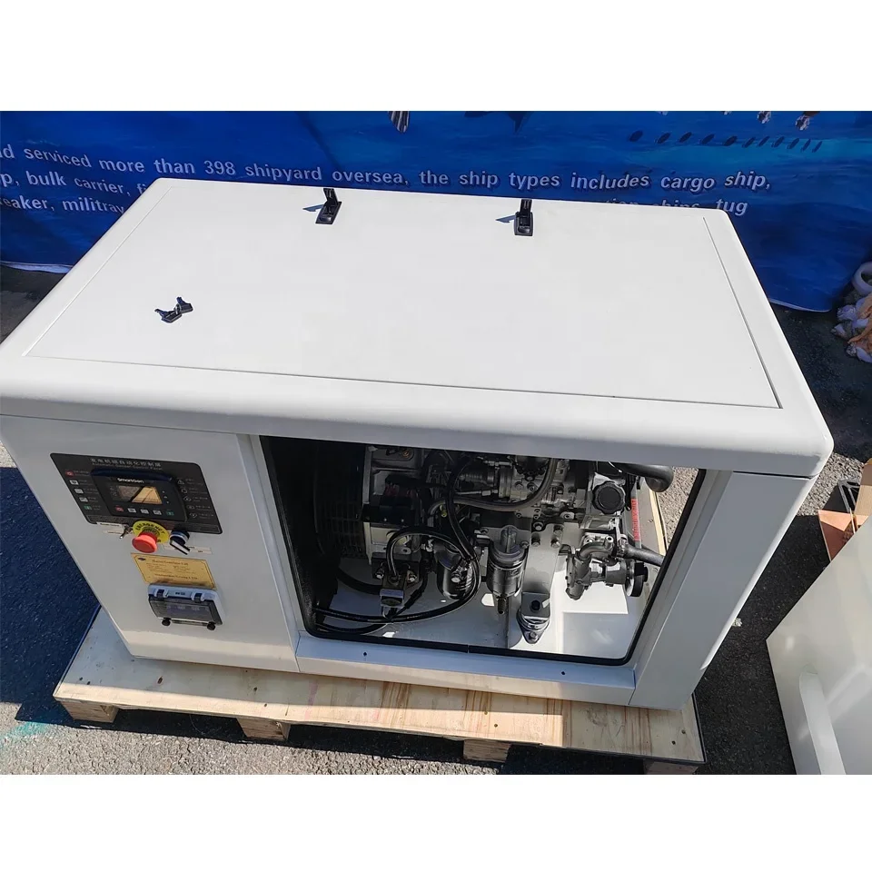 

7-40kW silent type marine generator set for yacht (sea water cooled) in hot sale