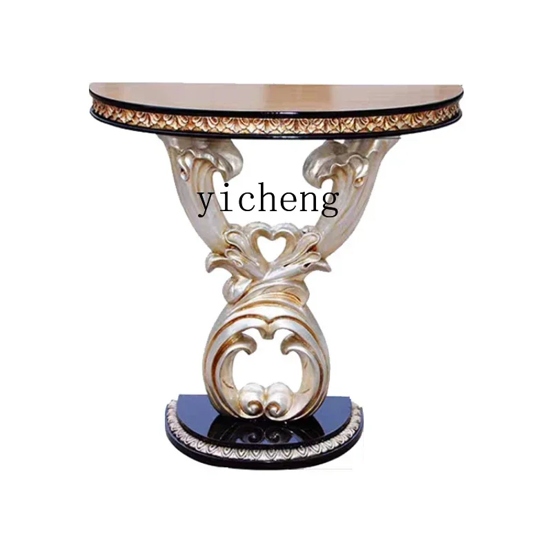 TQH6.17 Simple Modern Lobby Console Wall Light Luxury Console Tables Curio Cabinet