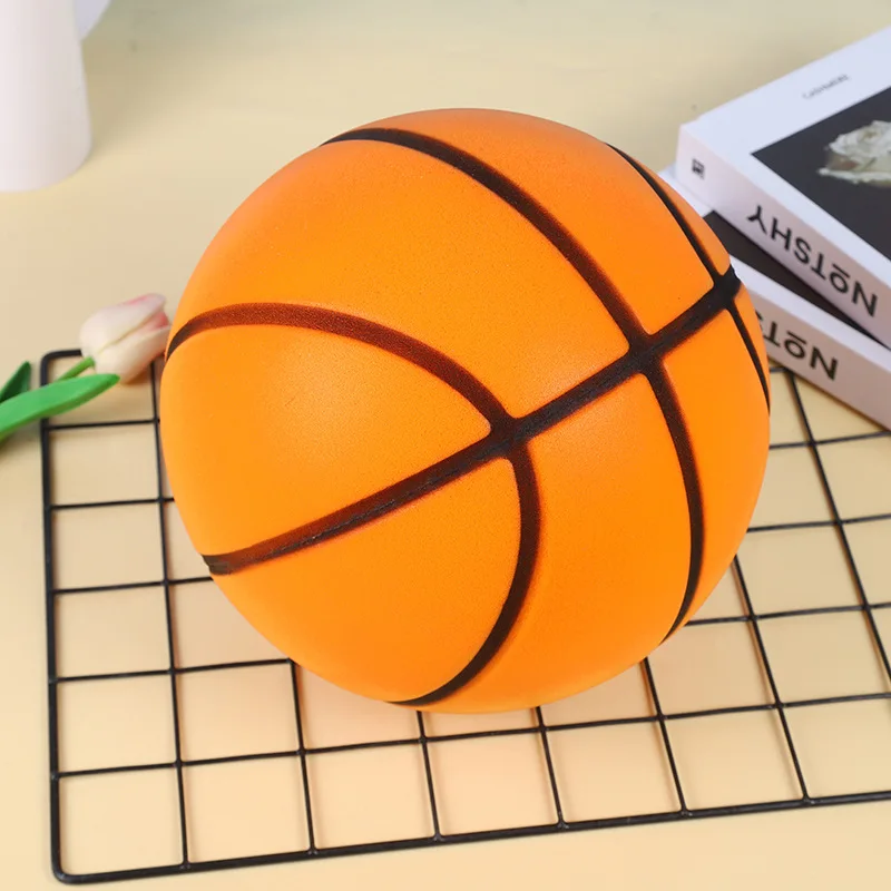 Pesare 590g Racchetta da basket silenziosa Racchetta da allenamento per interni per bambini Pallacanestro silenziosa ad alta elasticità simulata 1:1 per interni