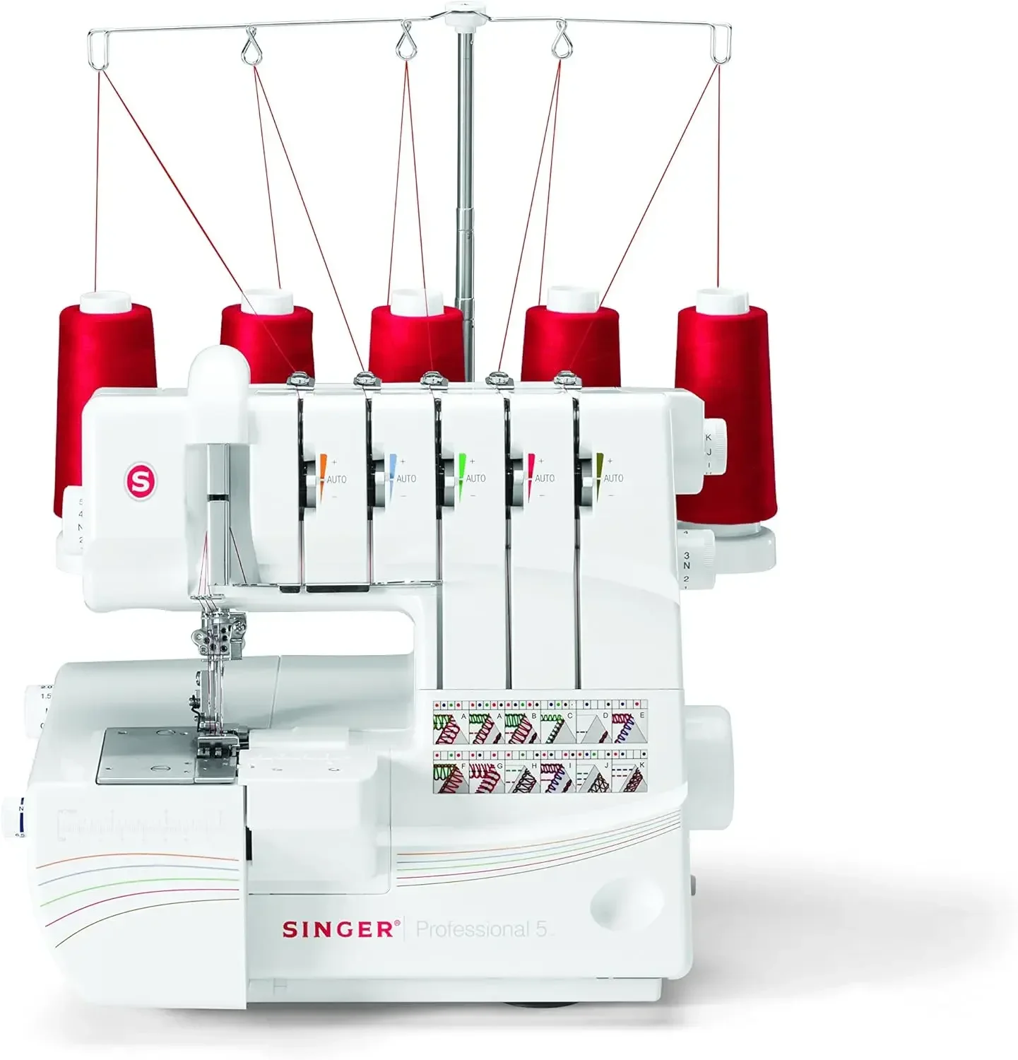 لـ 14T968DC Serger Overlock مع قدرة غرزة 2-3-4-5، 1300 غرزة في الدقيقة