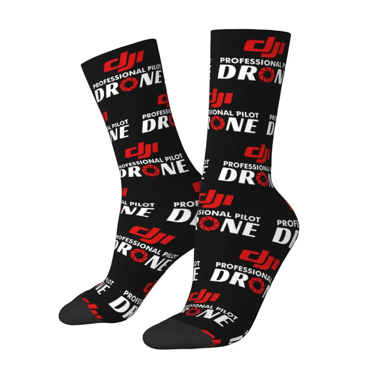 

Professional DJI Pilot Drone Accessories Socks Cute Gifts for Unisex DJI FPV Fly Lover Crew Stockings