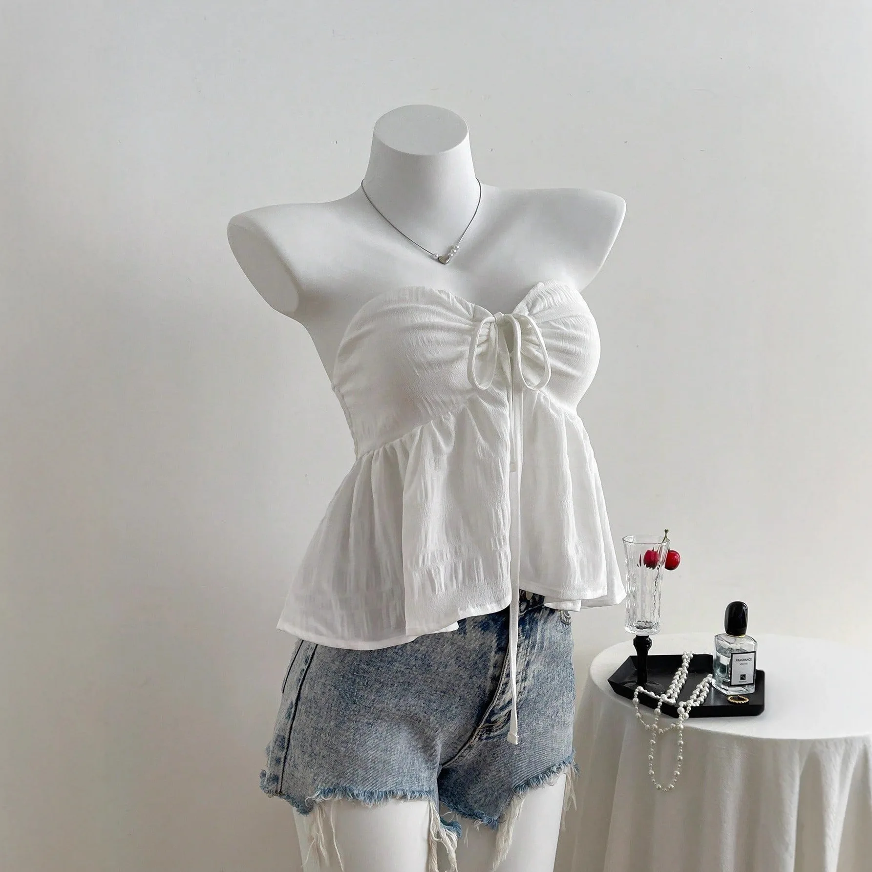 

Women Summer Tube Solid Color Halter Camis Sleeveless Tank Top Women Clothes Casual Beach Camisole