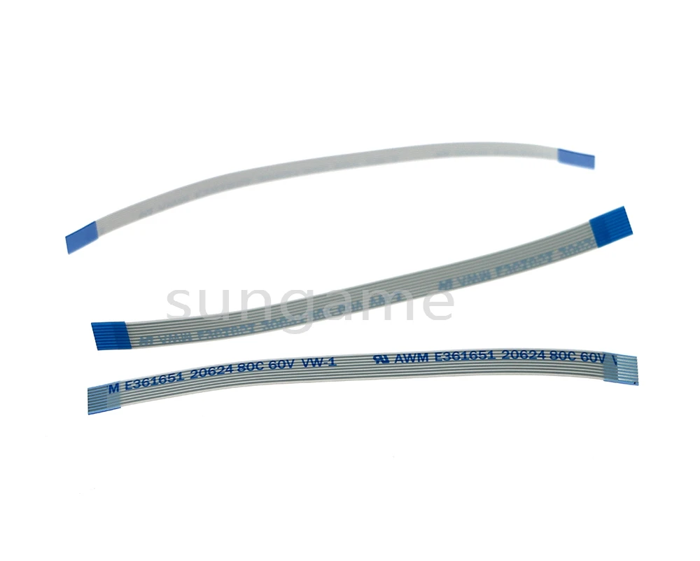 200pcs Replacement Power On/Off Switch Flat Reset Ribbon Cable For PS2 5W 7W 9W Repair Part