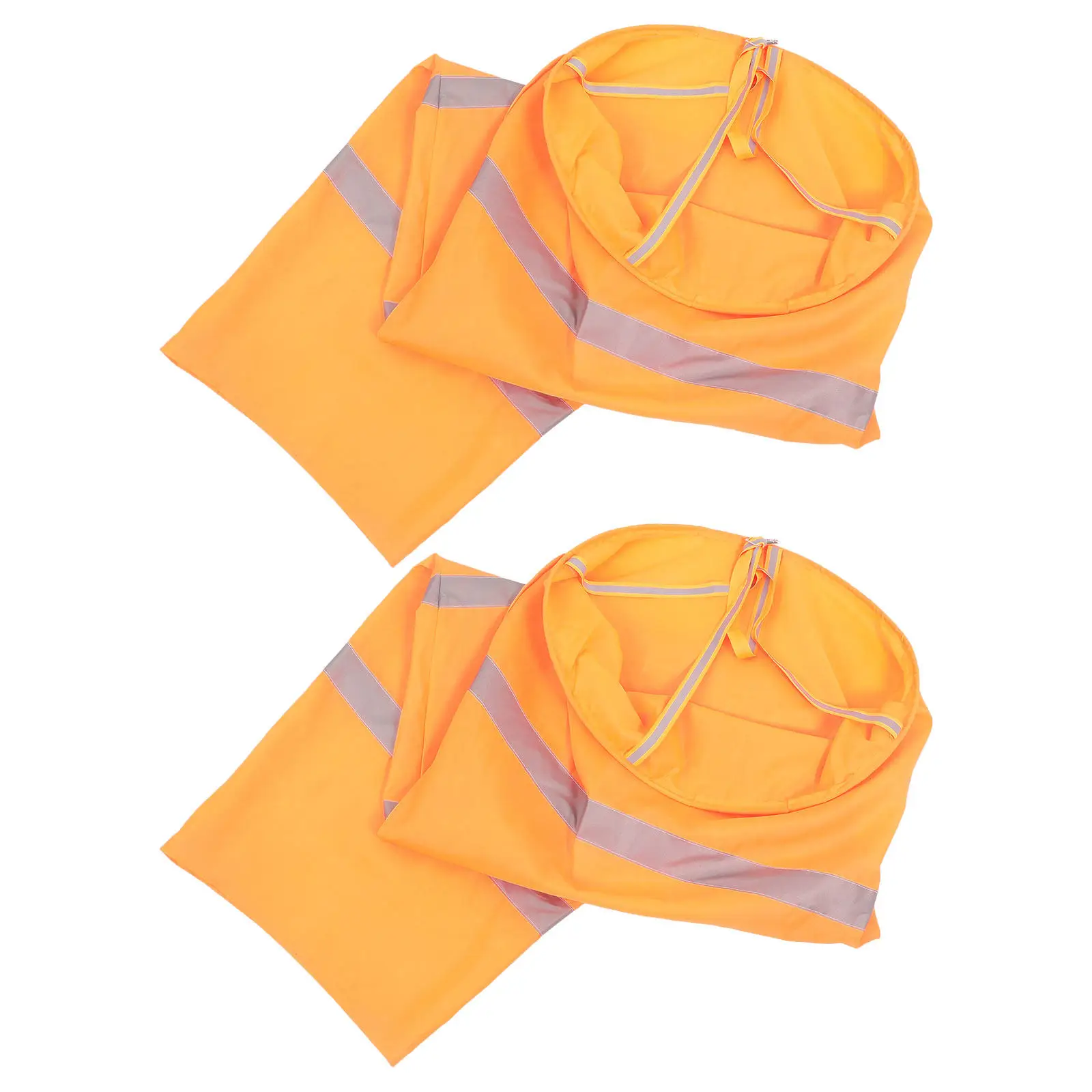 2Pcs Wind Direction Indicators Reflective Tear Resistant Outdoor Windsocks Heavy Duty for Airports Gardens Camping Yard
