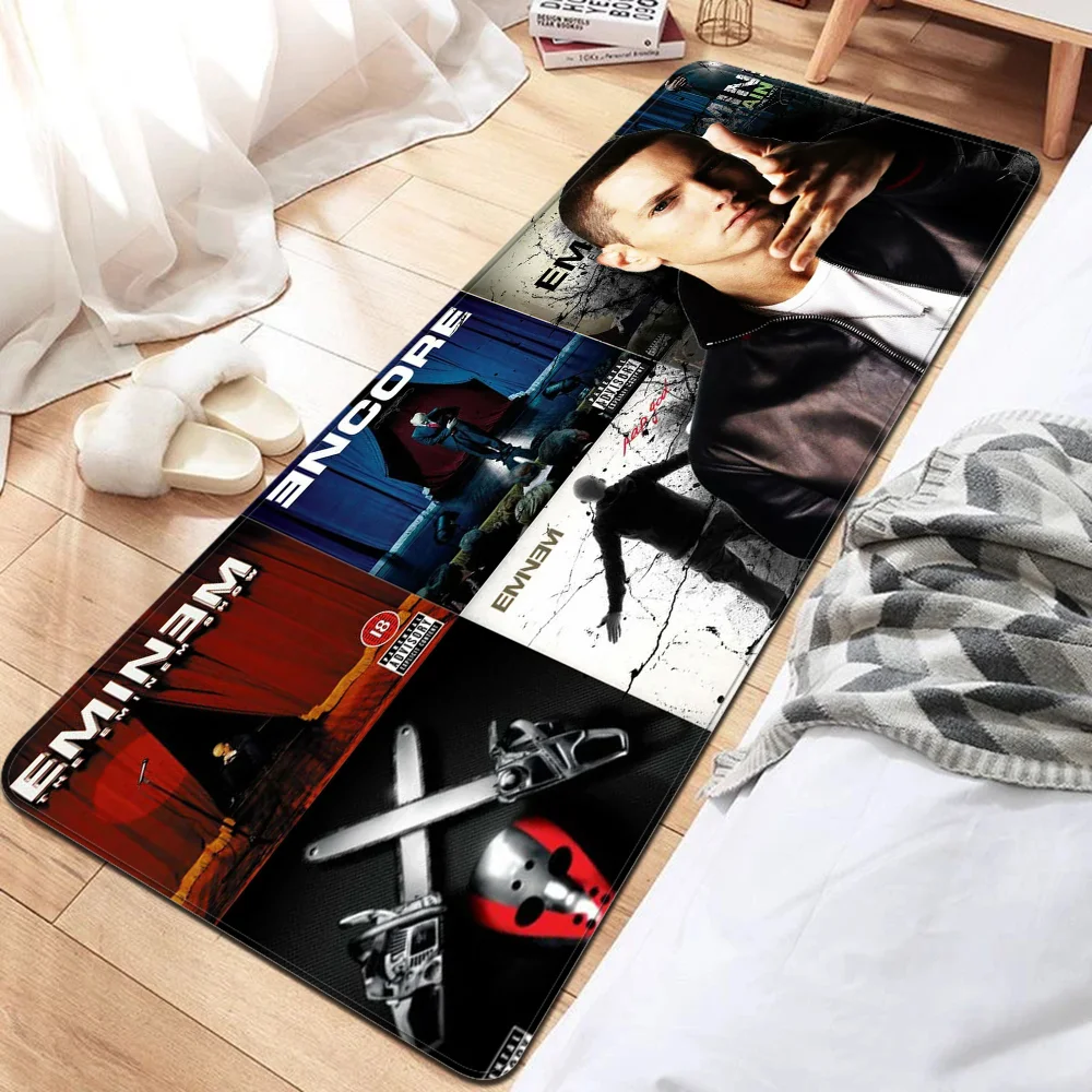 Famous Rapper E-Eminem Door Mat Washable Non-Slip Living Room Sofa Chairs Area Mat Kitchen Bedside Area Rugs