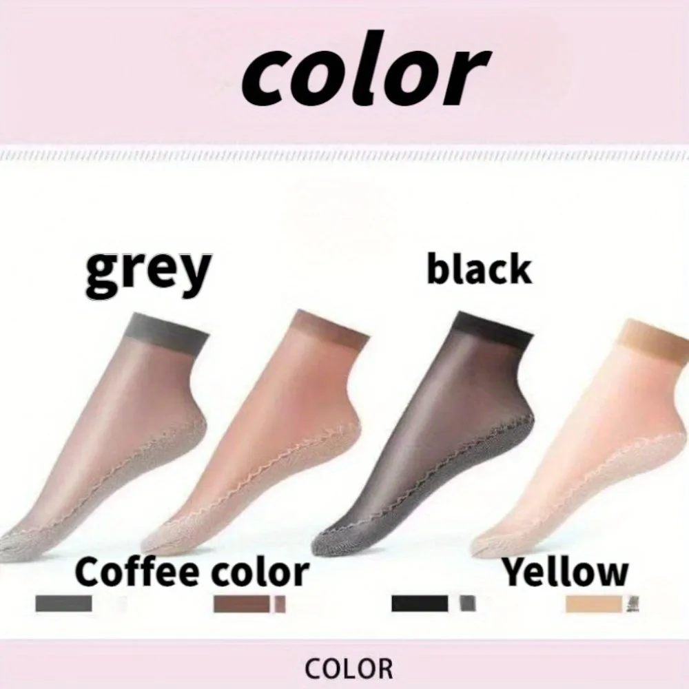 10 足の女性用冷却ソックス - 通気性、滑り止め、吸汗性に優れ、オールシーズン対応