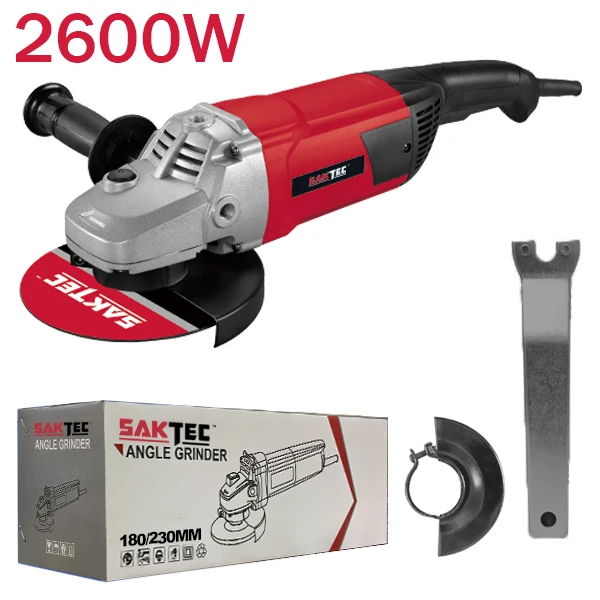 

2600W 9 Inch 230mm Industrial Electric Angle Grinder 11000RPM High Power Stone Metal Cutting Grinding Machine