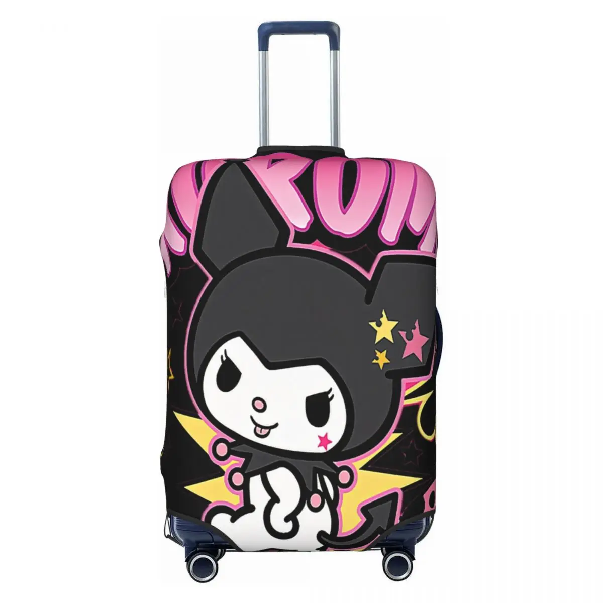 

Cartoon Rabbit Kuromi Luggage Cover Elastic Travel Suitcase Protective Covers Suit For 18-32 inch