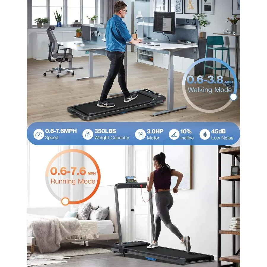 جهاز سير بدون فرشاة من الدرجة التجارية 4 حصان مع 12 ميل تلقائي وسرعة 10 ميجا في الساعة للتدريبات المنزلية شديدة التحمل بسعة 420 رطل