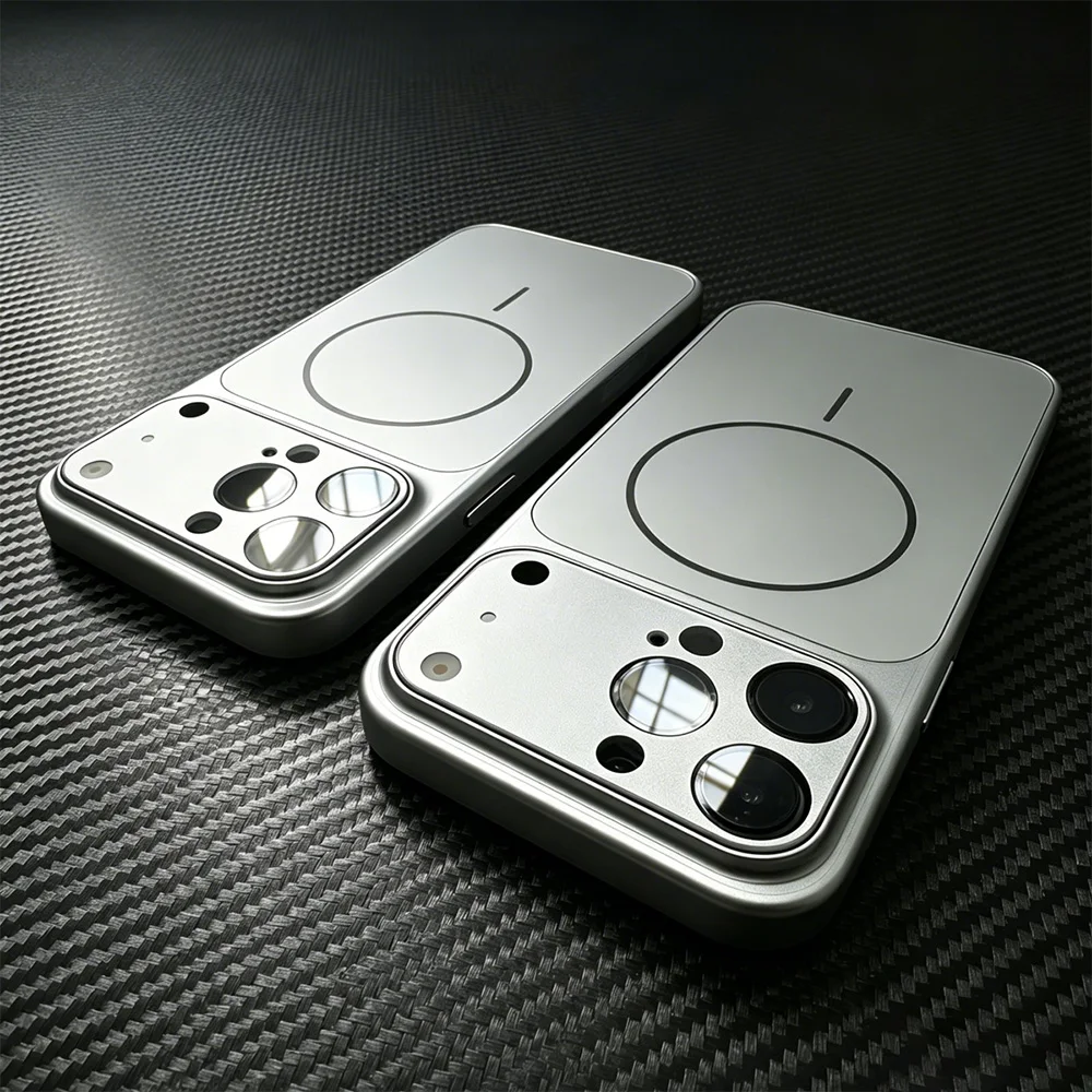 Luxury Magnetic Instant Large Window Camera Lens Protector Case For iPhone 18 Pro Max 17 Air 16 15 14 13 12 11 For Magsafe Cover view 4