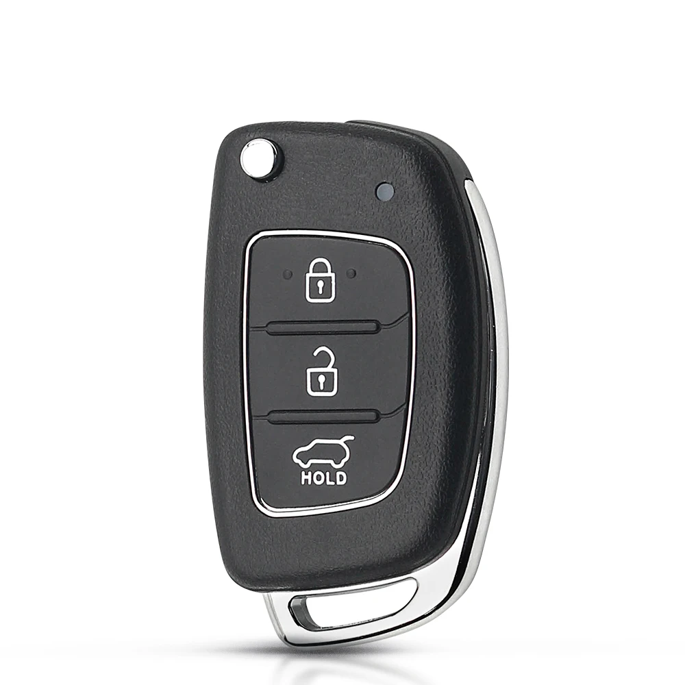 KEYYOU Car Remote Control Key Flip For Hyundai New IX35 IX25 IX45  Santa Fe Sonata ID46 Chip TOY40 Blade