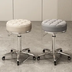 Hairdressing Stool Salon Furniture Barber Shop Chairs Stylis Tattoo Chair Liftable Rotatable Beauty Nail Pulley Work Chair