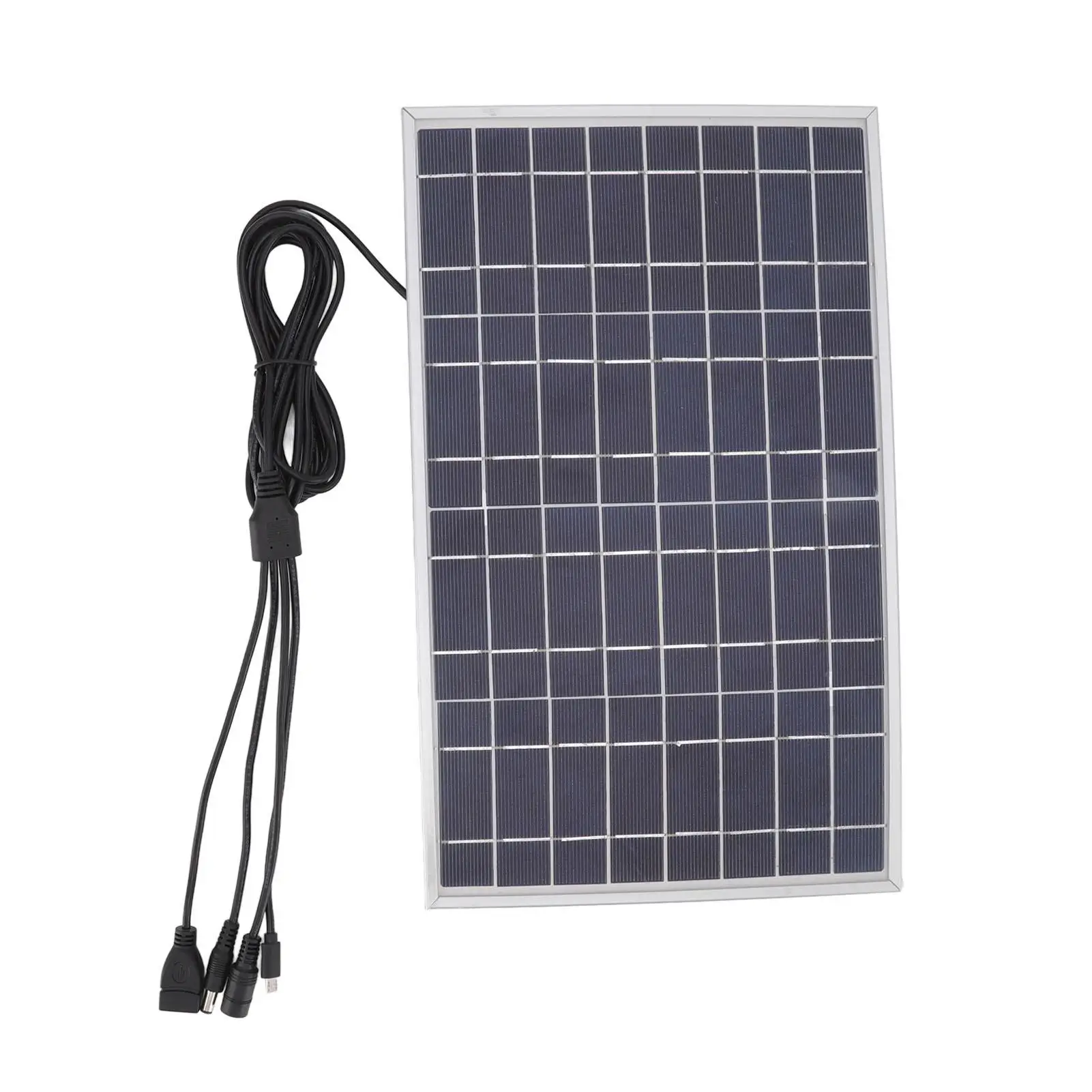 15W 8V Solar Charging Panel for camping - Portable Solar Power Supply