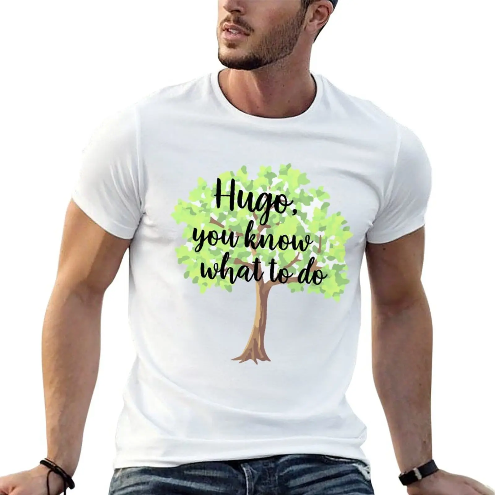 hugo's first case - tuck everlasting T-Shirt man t shirts cotton man t shirt luxury man t shirts for men T-shirt