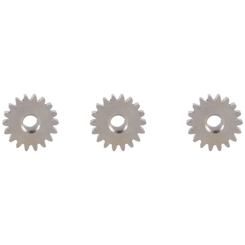 Excellenttqualityy-3PCS 3.175Mm Albero Pignone In Metallo Ingranaggio Motore 32DP 48DP 64DP M0.6 M0.8 Per 1/10 1/8 RC Auto 3650 3660 Sostituzione