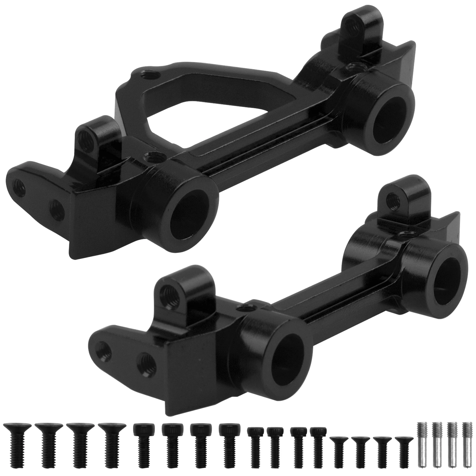 

Aluminum Alloy Front Rear Bumper Mount Stand Compatible with Axial SCX10 Wrangler SCX10 II 90046 1/10 RC Crawler Upgrades Part