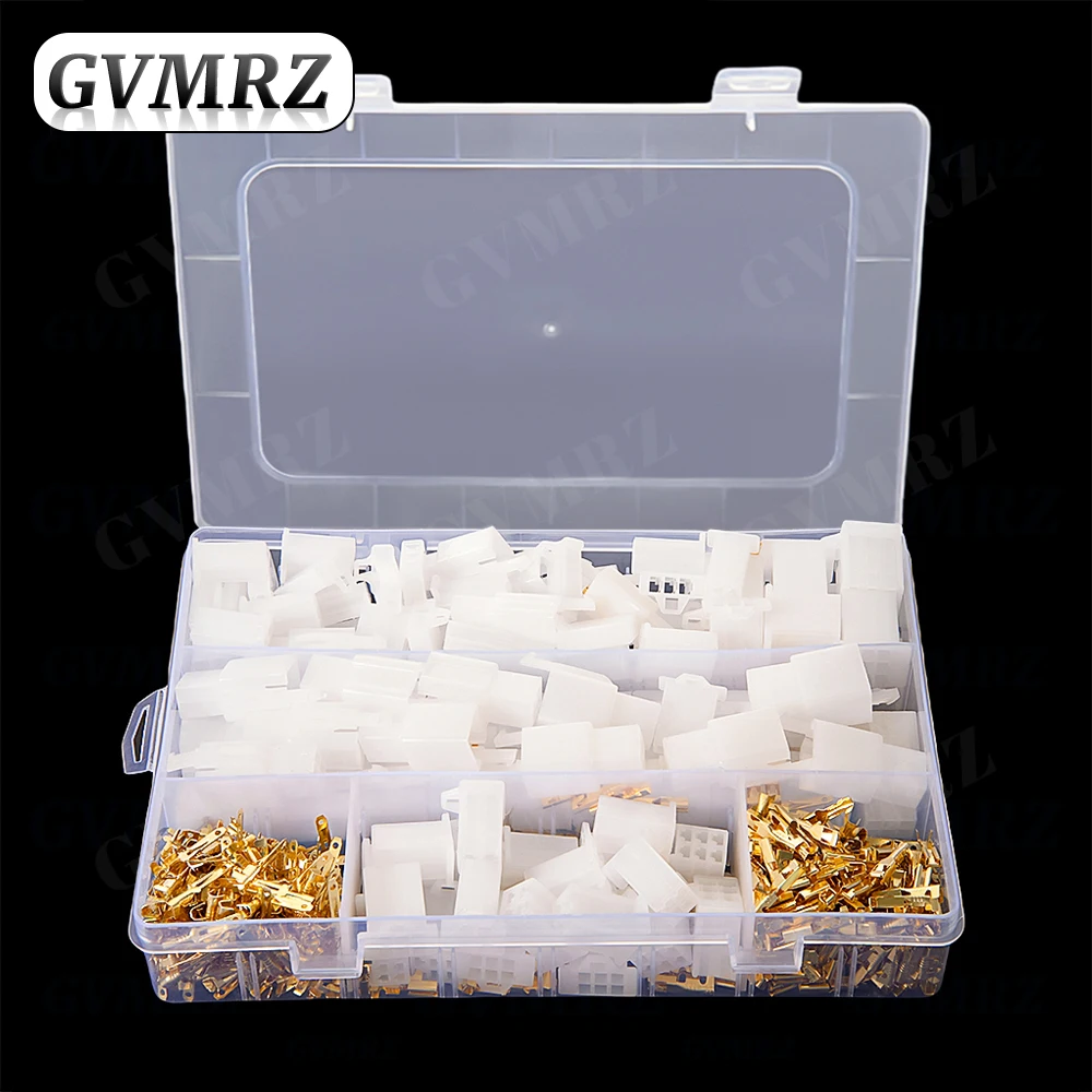 580PCS 2.8mm Motorcycle Electric Vehicle Connector Car Connector Joint kit 2P 3P 4P 6P 9P Male and Female Connector