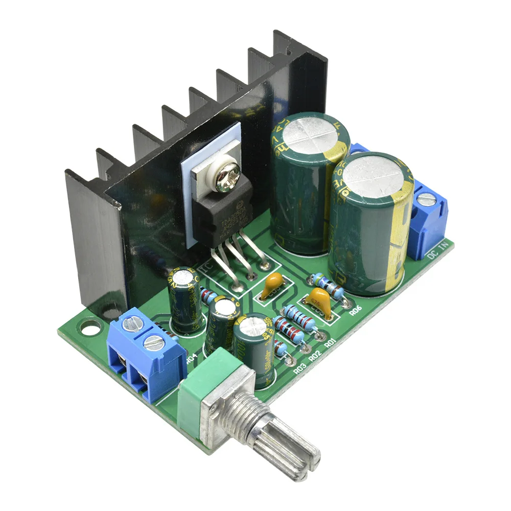 TDA2050 Mono Audio Power Amplifier Board Module 5W-120W 1 Channel Power Amplification Board DC/AC 12-24V