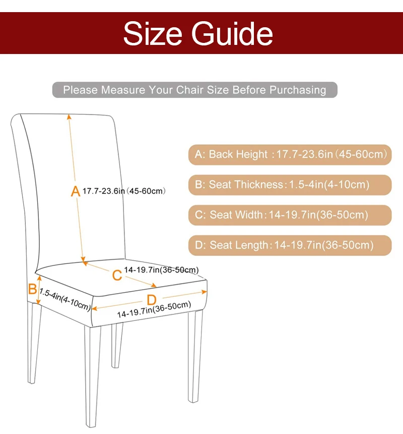 1 PC simple pure color chair setsack a whole household antifouling chair cover general chair cushion stool