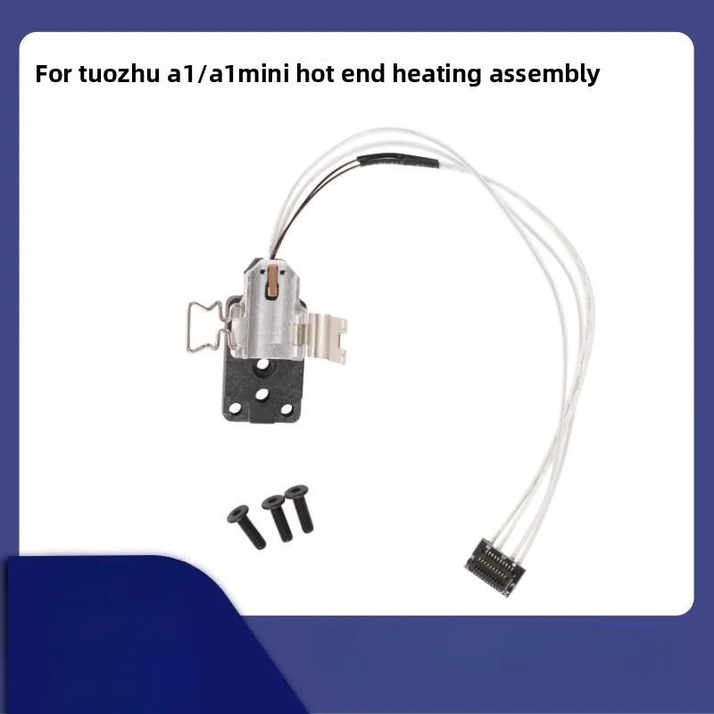 

FOR Bambu Lab Bamboo A1/A1 mini hot end heating assembly Synthetic stone aluminum heating block 3D printing accessories