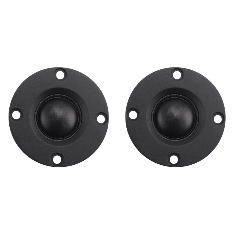 A92Z Tweeter Speaker 6 Ohm 30W Hifi Soft Dome Silk Film Treble Loudspeaker Neodymium Toothed Heat Sink 2Pcs