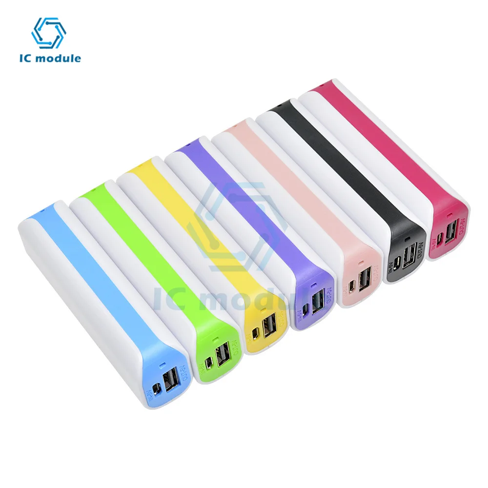 18650 USB Power Bank Battery Charger Case DIY Box for Smart Phone MP3 Electronic Mobile Charging 5V 1A