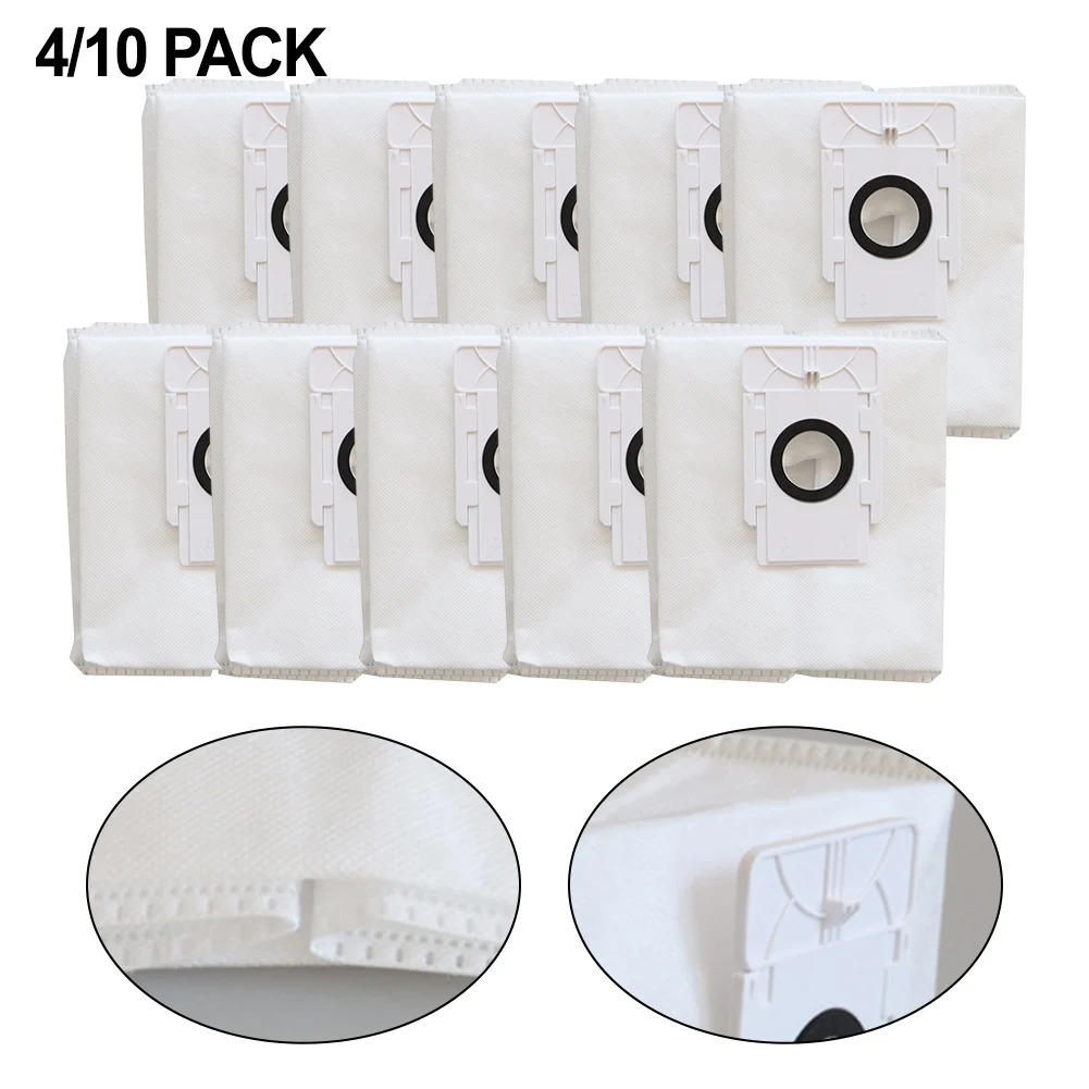 

4/10 Pcs For EZVIZ 10pcs Replacement Dust Bags For RC3 Plus RE4 Plus Sweeping Roboat Vacuum Cleaner Accessories Spare Parts